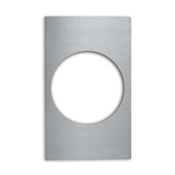 Vollrath 8242614 Miramar Template - 1 Stir Fry Pan, 21 1/8" x 12 3/4", Stainless, Silver