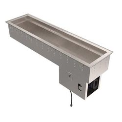 Vollrath FC-4CS-04120-N 88 1/4" Drop In Refrigerator w/ (4) Pan Capacity - Cold Wall Cooled, 120v, 4 Pan, Stainless Steel