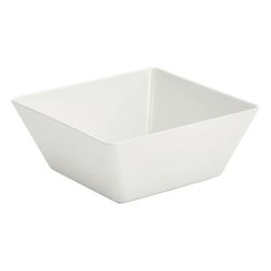 Vollrath V22203 3 qt Square Melamine Serving Bowl, White