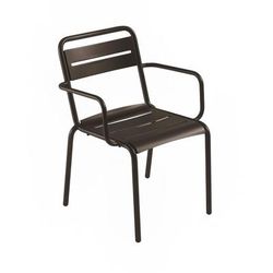 emu E162N (41) Star Indoor/Outdoor Stackable Armchair - Steel, Bronze, Antique Bronze