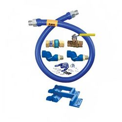 Dormont 1675KIT2S48PS 48" Gas Connector Kit w/ 3/4" Male/Male Couplings, Stainless Steel