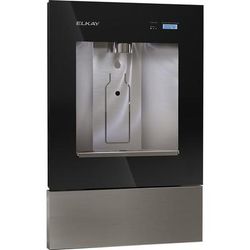 Elkay LBWD00BKC Built In Filtered Water Dispenser - Hands Free, Non Refrigerated, Black/Stainless, Non-Refrigerated, 115 V