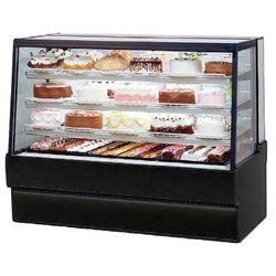 Federal SGR5942 59" Full Service Bakery Case w/ Straight Glass - 3 Levels, 120v, 59" W, Black