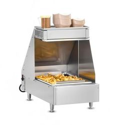 FWE HMC-1220-1-FD 14" Countertop Fry Holding Station, 120v, Stainless Steel