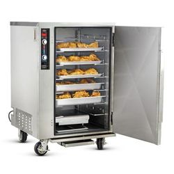 FWE MTU-7 1/2 Height Insulated Mobile Heated Cabinet w/ 7 Pan Capacity, 120v, 7-Pan Capacity, Solid Door, Stainless Steel