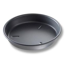 Chicago Metallic 91095 9" Deep Dish Pizza Pan, BAKALON, 1 1/2" Deep, AMERICOAT Glazed 14 ga Anodized Aluminum, Pre-Seasoned Aluminum
