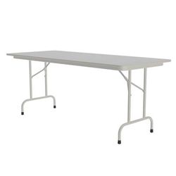 Correll CF3096PX15 96" Rectangular Folding Table w/ Gray Granite Top, 29"H