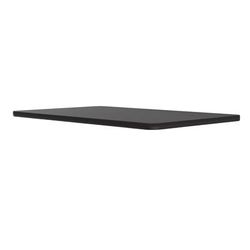 Correll CT3048-07-09 30" x 48" Rectangular Laminate Table Top, Black Granite, 1.25 in