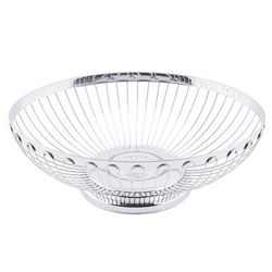 Tablecraft 6176 Oval Regent Basket, 11 x 8 1/4 x 3 3/4", 18 8 Stainless Steel
