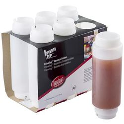 Tablecraft C32SV 32 oz Invertatop Squeeze Dispenser - Polyethylene, Clear