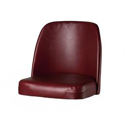 Oak Street SL2133TOP-WINE Replacement Bucket Bar Stool Seat, Wine Vinyl, Red