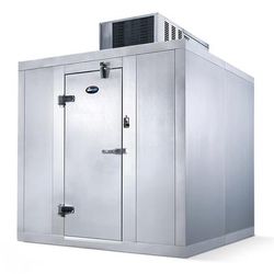 Amerikooler QC080877**FBSC 8' x 8' Indoor Walk-In Cooler w/ Top-Mounted Compressor - Floor, Top Mount Compressor, 208/230 V