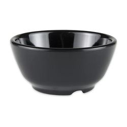 GET B-45-BK 10 oz Round Melamine Soup Bowl, Black, 2 Dozen
