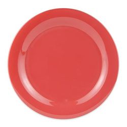 GET NP-10-RO 10 1/2" Round Melamine Dinner Plate, Rio Orange, 10-12" Dia