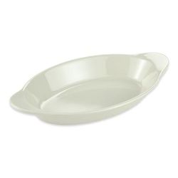 GET SD-08-IV Oval Side Dish, 8 1/2" x 4 1/2", Melamine, Ivory, White