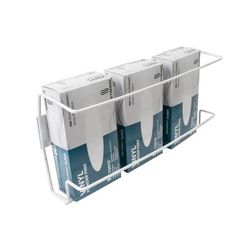 Rofson GL-033 Glove Dispenser w/ 3 Box Capacity - Wire, White