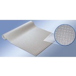 Cactus Mat 1051R-3R BLK Diamond Plate Runner - 3' x 75', Vinyl, Black, Black Vinyl