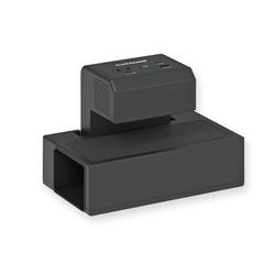 Luxor KBEP-CGR KwikBoost EdgePower Clamp-On Desktop Charging Unit - Battery Not Included, Black