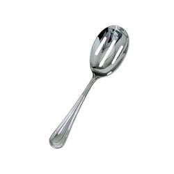 Update RE-118 11 1/4" Regency Slotted Serving Spoon - 18/8 ga Stainless, Silver