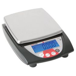 Taylor TE21P 21 oz Digital Portion Control Scale - 5" x 5 3/4", Stainless Steel