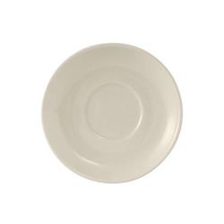 Tuxton TRE-002 6" Round Reno/Nevada Saucer - Ceramic, American White/Eggshell
