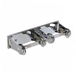 Thunder Group SLTD102 Wall Mount Toilet Paper Dispenser for 2 Roll, Chrome Plated, Silver