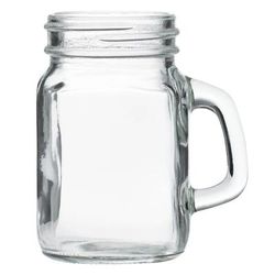 Arcoroc FK209 4 3/4 oz Glass Mason Jar w/ Handle