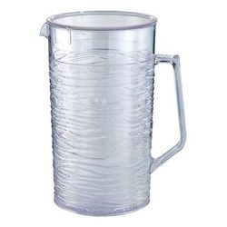 Service Ideas SI2LITCL 67 3/5 oz Plastic Pitcher w/ Lid, Clear