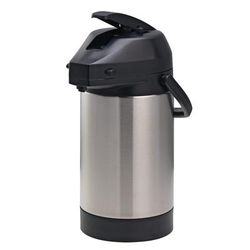 Service Ideas SVAP25L 2 1/2 Liter Lever Action Airpot, Stainless Steel Liner, Silver
