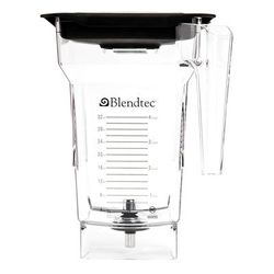 Blendtec FOURSIDE-H 2 qt FourSide Commercial Blender Jar w/ Hard Lid & Wingtip Blade, BPA-free Polycarbonate, Black