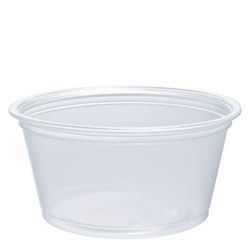 Dart 200PC Conex Complements 2 oz Portion Container - Plastic, Clear