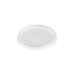 Dart 6JLNV Non Vented Lid for Foam Cups & Containers - Polystyrene, Translucent, Semi-transparent, Case of 1000