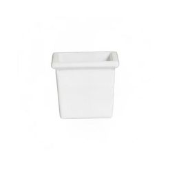 Bugambilia IS012WW 23 5/8 oz Salad Bar Bowl - Resin Coated Aluminum, White, 23.67 Ounce