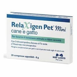 NBF Lanes Relaxigen Pet Mini Compresse Cane e Gatto 20 pz