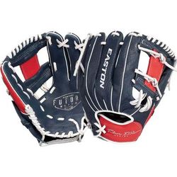 Easton Future Elite FE11 11" Youth Baseball Glove - Left Hand Throw Navy/Red