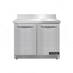 Continental SWF36NBS-FB 36" W Worktop Freezer w/ 2 Sections & 2 Doors, 115v, Silver