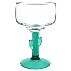 Libbey 3619JS 12 oz Juniper Stem Cactus Margarita Glass, Green