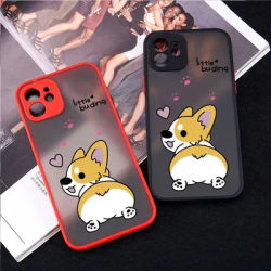 Coque de téléphone Cartoon Dog Corgi pour iPhone 15 13 11 Pro 12 XS MAX Poly 7X8 14Plus SE