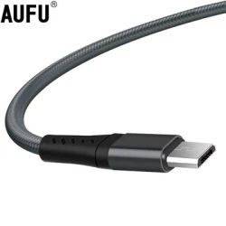 AUFU-Câble Micro USB Tressé pour Recharge et Transfert de Données Cordon de Chargeur pour Téléphone