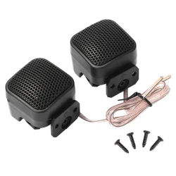 2Pcs Universel 500w 12V Voiture Tweeters Mini Carré Voiture Stéréo Haut-Parleur Haute embauche Audio