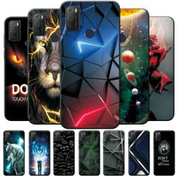 Pour Alcatel 3L 2021 Cas 6056D Silicone Doux Mode Couverture de Téléphone TPU pour Alcatel 3 L 2021