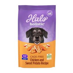 Holistic Complete Digestive Health Grain Free Chicken and Sweet Potato Recipe Senior Dry Dog Food, 3.5 lbs.