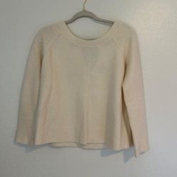 J. Crew Sweaters | J. Crew Sweater With Bow | Color: Black/Cream | Size: S