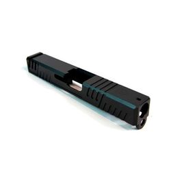 Gun Cuts Shift Slide for Glock 19 No Optic Cut Graphite Black GC-G19-SHF-GBL-NO
