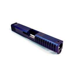 Gun Cuts Bulldog Slide for Glock 19 Optic Cut Royal Purple GC-G19-BUL-RPR-RMR