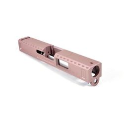 Gun Cuts Viper Slide for Glock 19 No Optic Cut Rose Gold GC-G19-VIP-RGO-NO