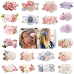 Épingles à cheveux fleur princesse pour bébé et petite fille, coiffure pour enfants, accessoires