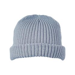 Big Accessories BA698 Dock Beanie Hat in Slate Blue | Acrylic