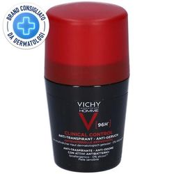 Vichy Homme Clinical Control Deodorante 96H - Roll-on Anti-traspirante