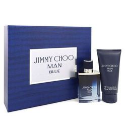 Jimmy Choo Man Blue Gift Set By Jimmy Choo 1.7 oz Eau De Toilette Spray + 3.3 oz Shower Gel Standard Eau De Toilette for Men